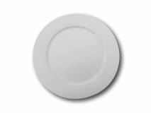 image of White China 10" Plate Wide Rim